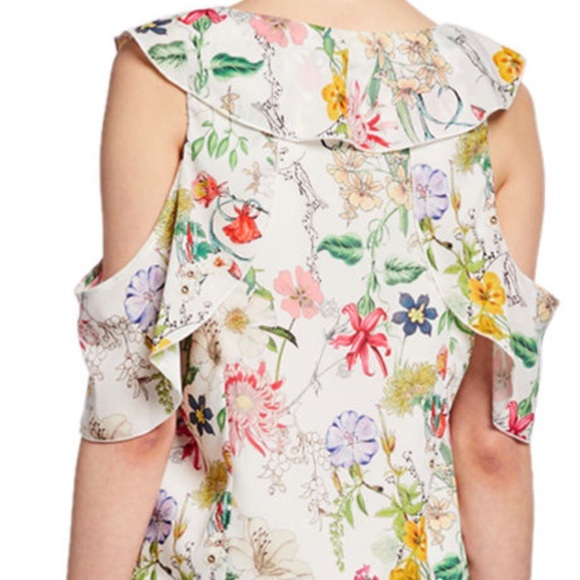 Parker V-neck Floral Mini Dress, NWT - Picture 6 of 7